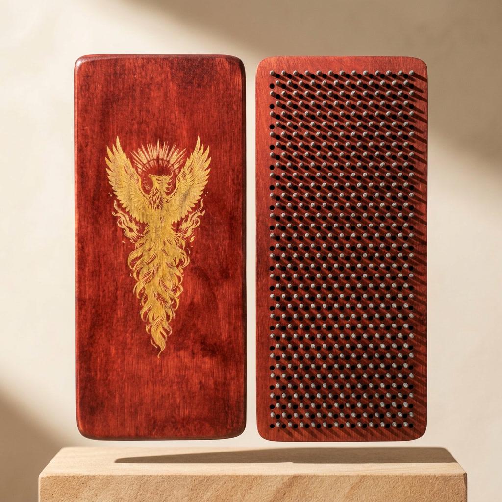 Доска Садху Krok Феникс оцинкованные гвозди 10 мм Вишня (TY-018-1)