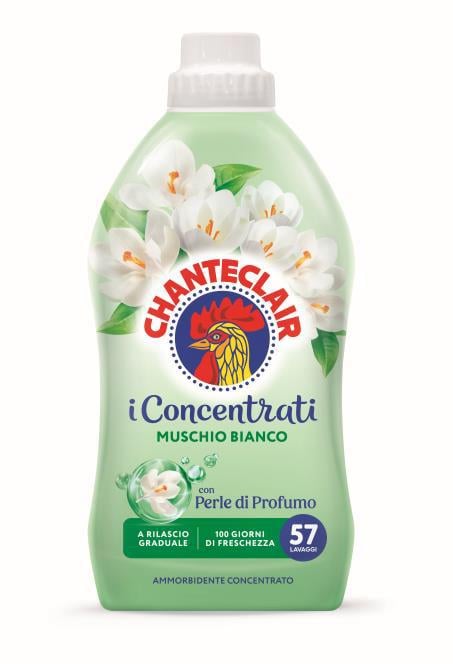Ополаскиватель для одежды концентрированный Chante Clair Белый мускус 57 циклов стирки 1140 мл (8015194522513)