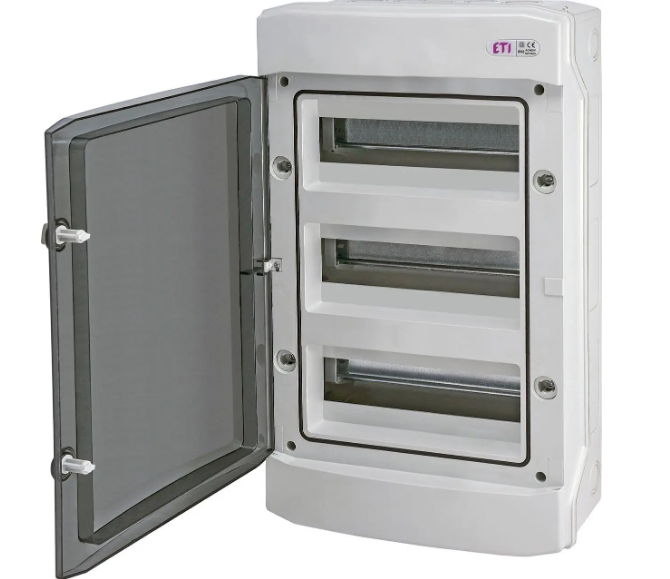 Щит ETI ECH36PT 36 модулей пластик 508х319х144 мм навесной IP65 (29320074) Щит ETI ECH36PT 36 модулей пластик 508х319х144 мм навесной IP65 (29320074)