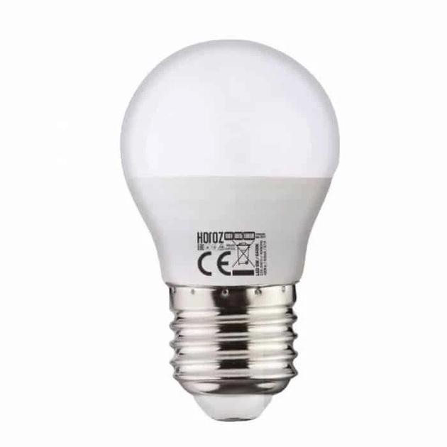 Світлодіодна лампа-куля HOROZ ELECTRIC SMD 8W 4200K Е27 800 Lm 175-250V (001-005-0008-061)