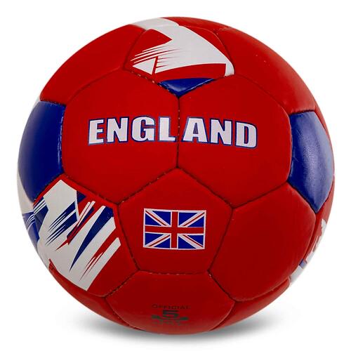 М’яч футбольний Ballonstar ENGLAND FB-0047-798 №5 PU Гріппі зшитий вручну Червоно-білий (31773377)