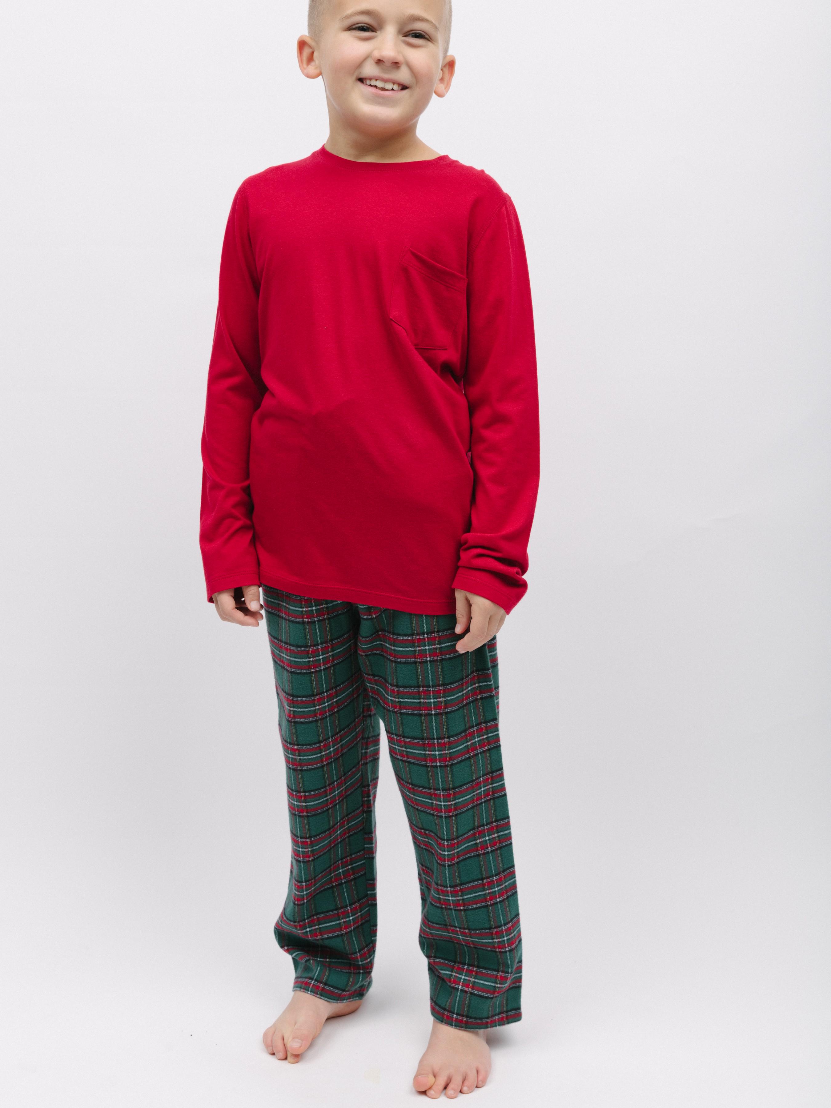 Пижама детская унисекс CYBERJAMMIES Whistler 6858 6-7 лет 122 см Красно-зеленый (5051877471436)
