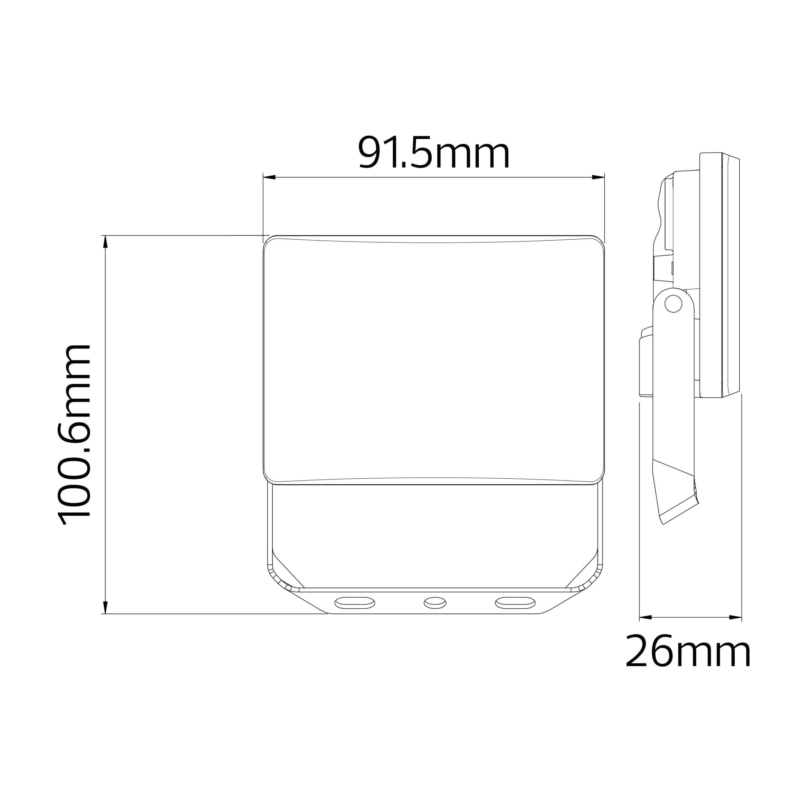 Прожектор светодиодный Pegasus 10 10W 6400K (13893007) - фото 3 Прожектор светодиодный Pegasus 10 10W 6400K (13893007) - фото 3