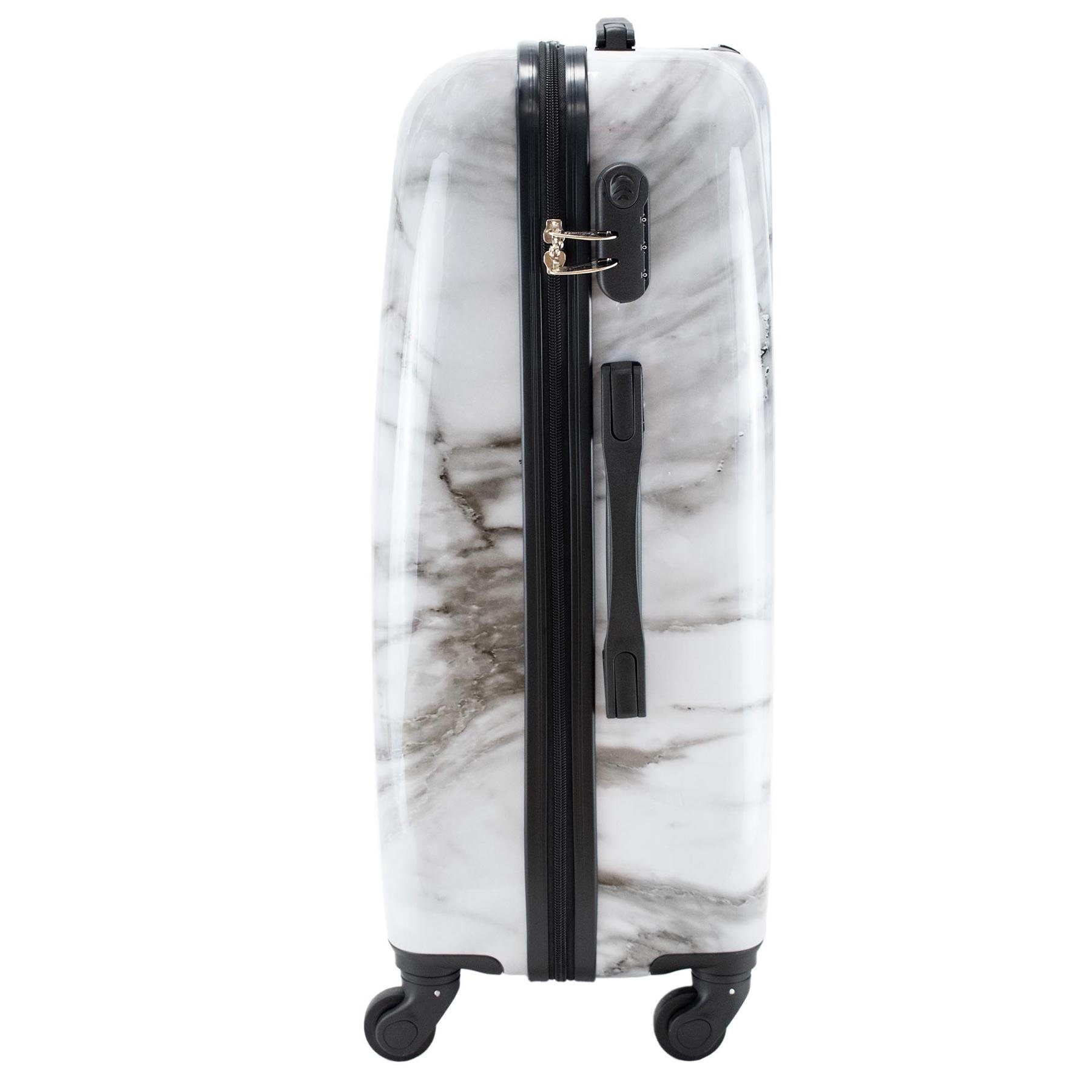 Валіза SEMI LINE 24" M White Marble (T5731-2) - фото 5 Валіза SEMI LINE 24" M White Marble (T5731-2) - фото 5