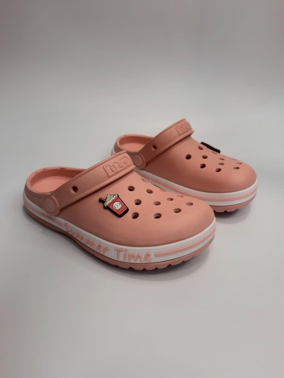 Сабо для девочки Dago р. 33 Пудровый (328)