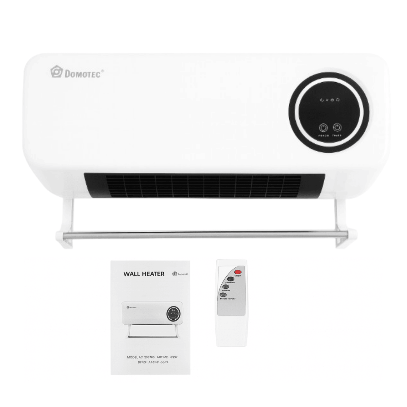 Тепловентилятор настінний Domotec MS-5963 2000W - фото 3 Тепловентилятор настінний Domotec MS-5963 2000W - фото 3