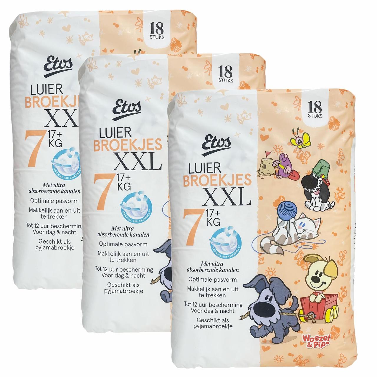 Підгузки-трусики Etos 7 XXL 17+ кг 54 шт. (2734368717) Підгузки-трусики Etos 7 XXL 17+ кг 54 шт. (2734368717)