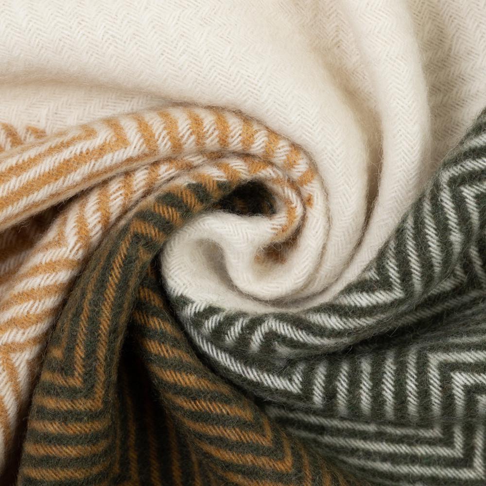 Плед шерстяной Love You Клетка 140x200 см (4500) - фото 4