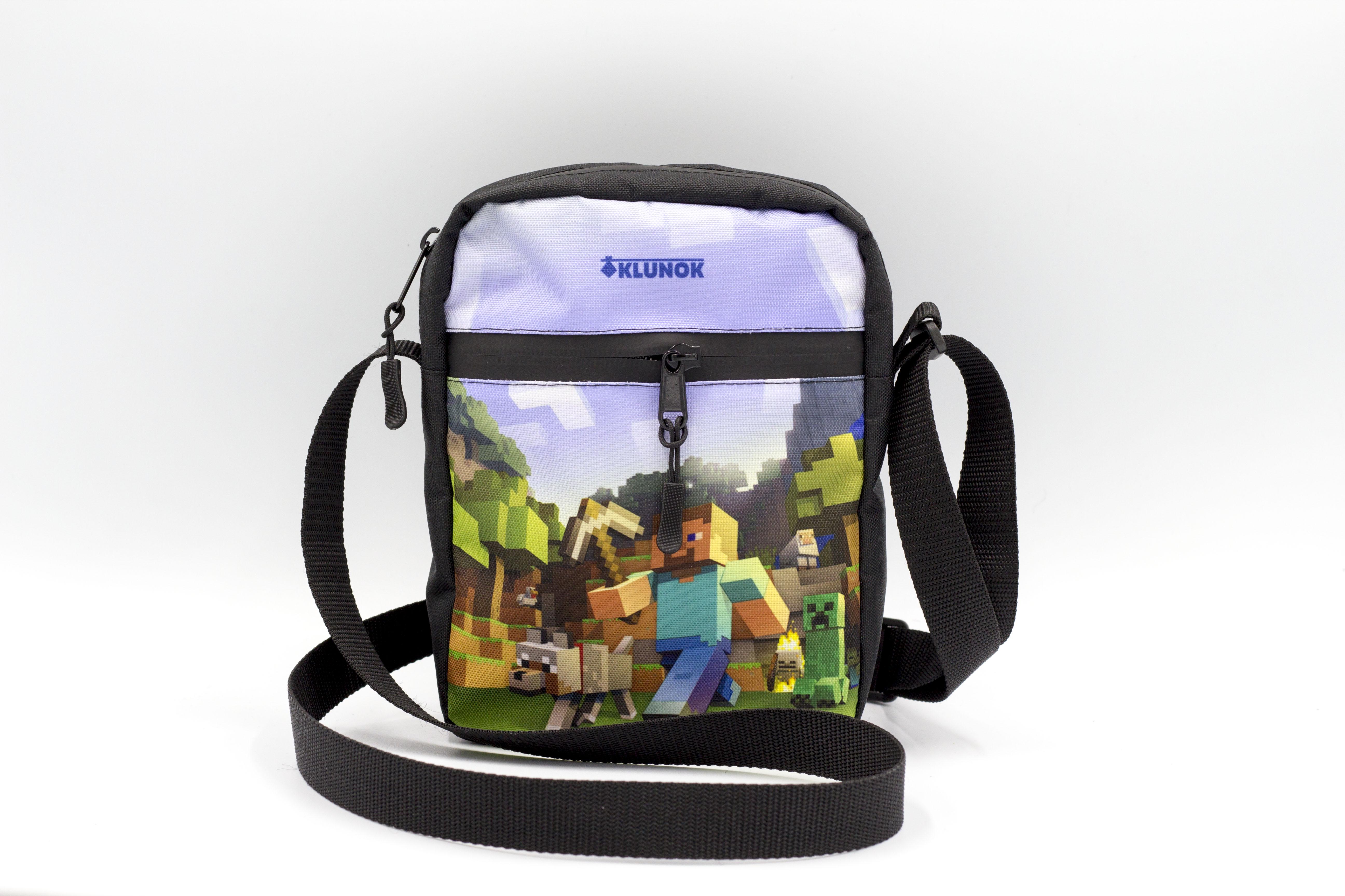 Сумка месенджер через плече Майнкрафт для хлопців 16х21х6 см (К-18) - фото 4 Сумка месенджер через плече Майнкрафт для хлопців 16х21х6 см (К-18) - фото 4