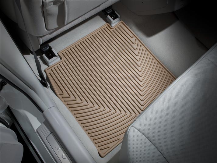 Коврики автомобильные задние резиновые WeatherTech W201TN Lexus/Toyota LS/Avalon 2007-2014 Бежевый (88496841)