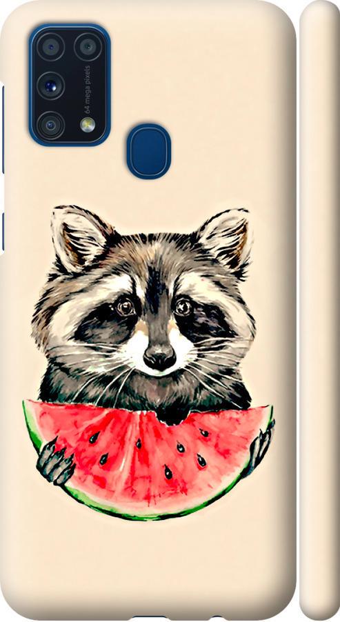 Чехол на Samsung Galaxy M31 M315F Енотик с арбузом (4605m-1907-42517)