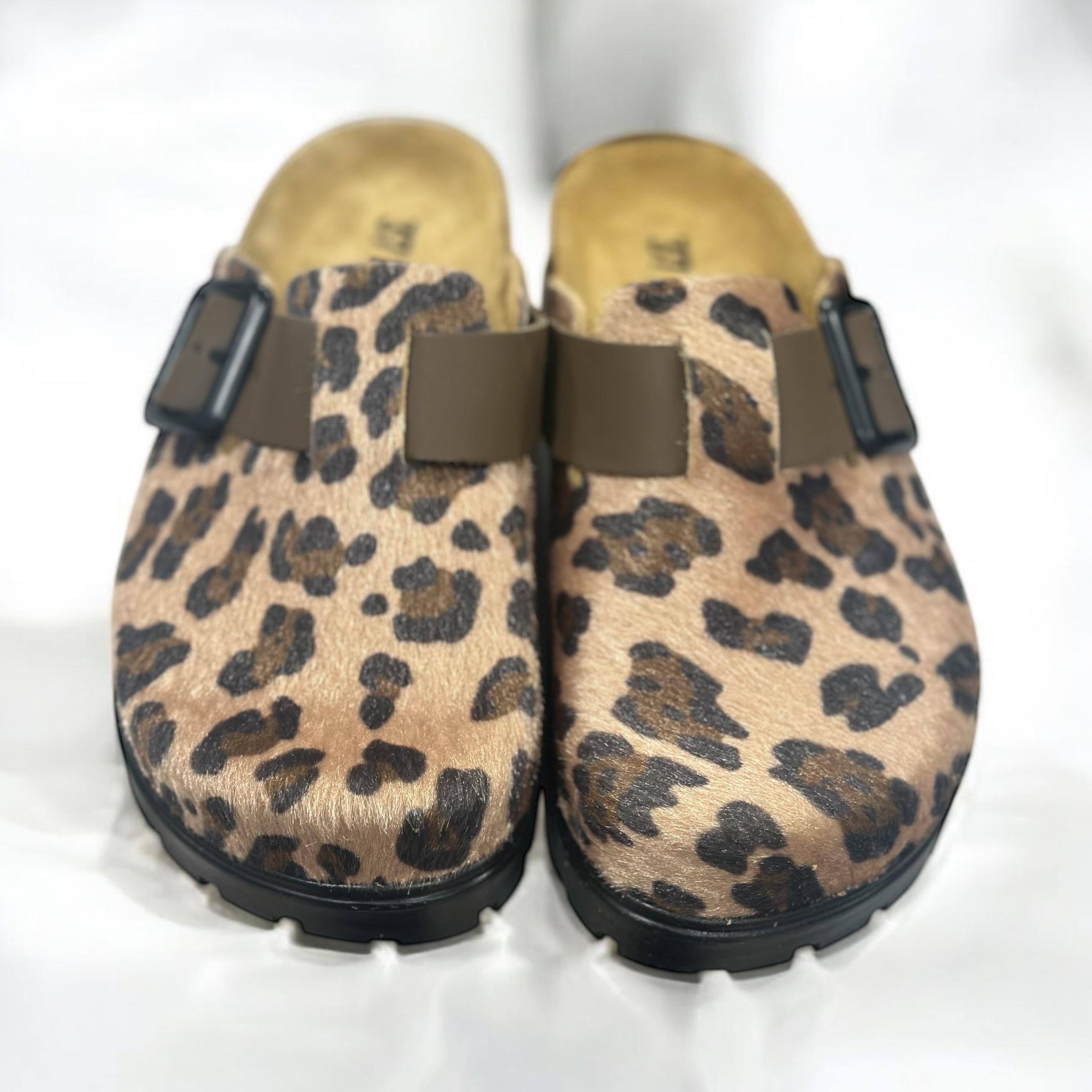 Сабо Leon жіночі замшеві р. 38 Леопардовий (26395987) - фото 3