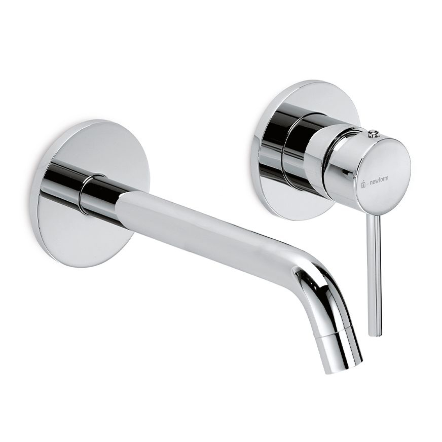 Смеситель для умывальника Form XT настенный 247 мм без внутренней части Nero Opaco (4230E.01.093)