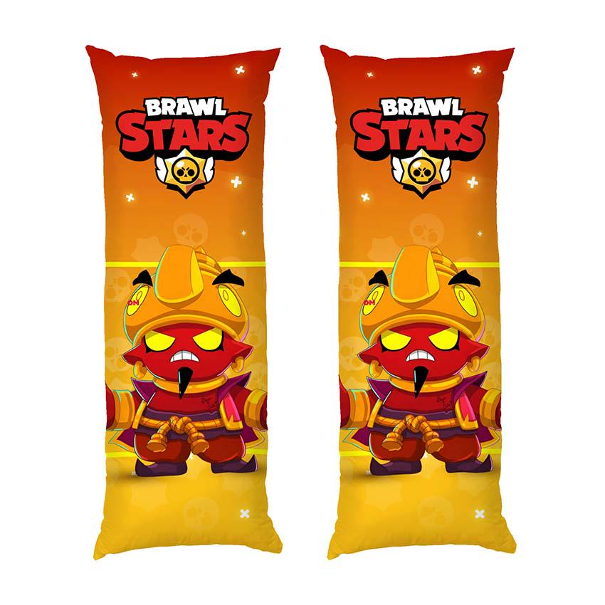 Подушка дакимакура Evil Gene Brawl Stars габардин 70х30 см (112918)