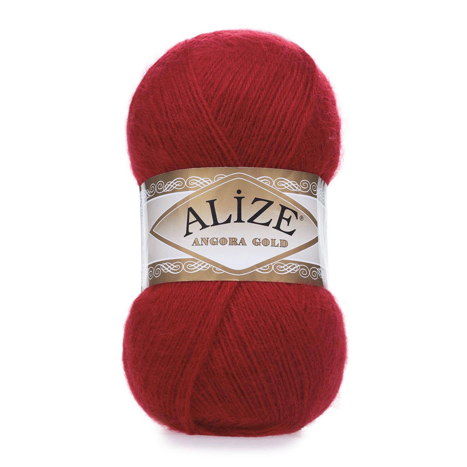 Пряжа Alize Angora Gold 106 Красный (6285)