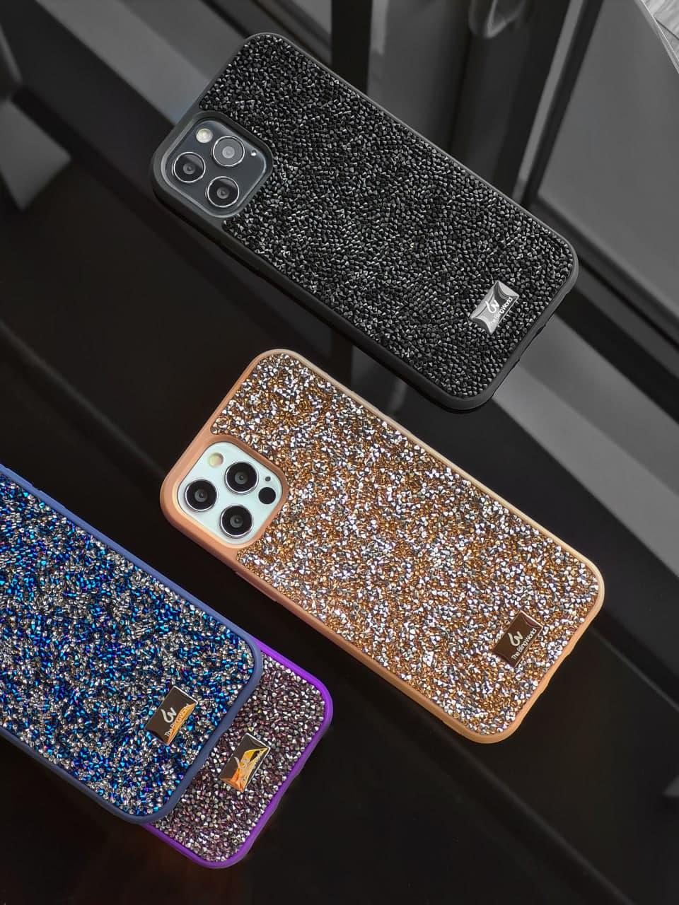 Чехол Bling World Grainy Diamonds TPU для iPhone 11 Pro Purple - фото 3