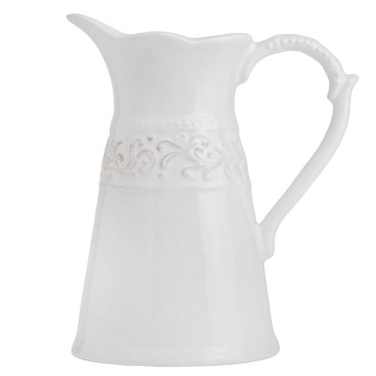 Ваза керамічна Elisey Квіткова спадщина 22,3 см Білий (9048-002)