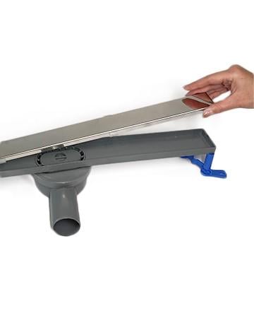 Трап лінійний MAXIFLOW Pera Line 360 80 cм з решіткою плитка (3154.0Y050K.080.1) - фото 3