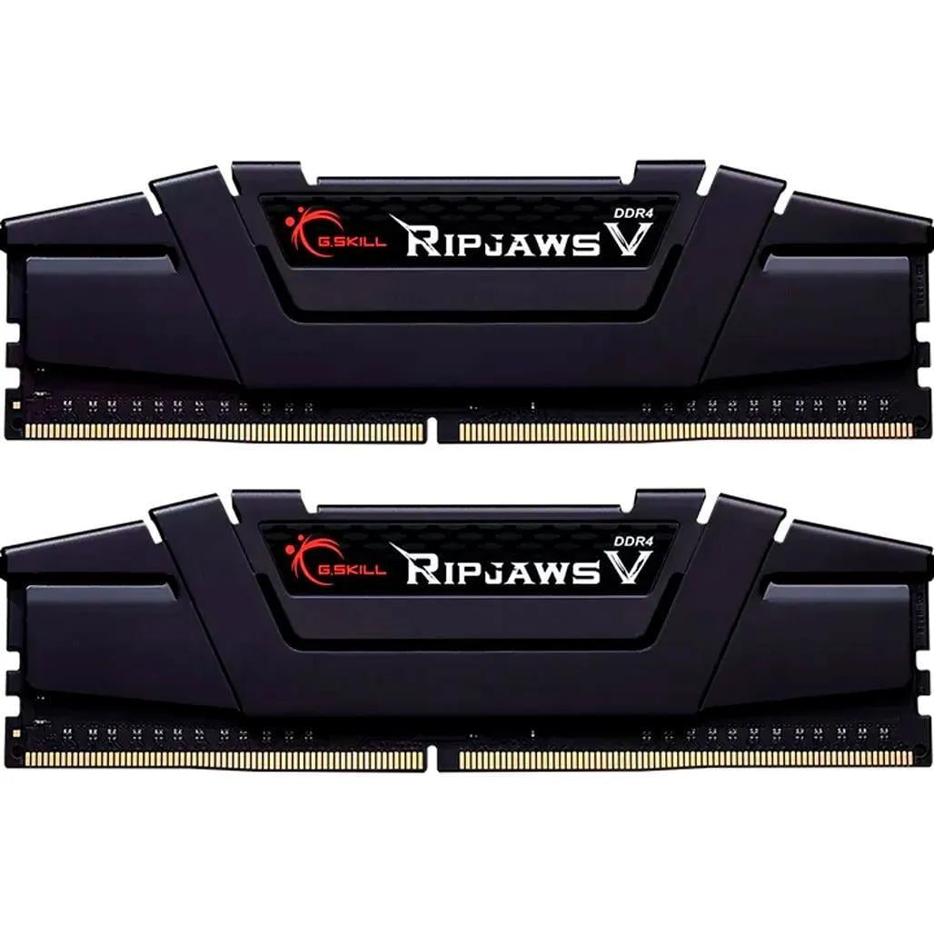 Оперативная память G.Skill Ripjaws V DIMM 64 ГБ DDR4 3200 МГц CL16 Черный (F4-3200C16D-64GVK)