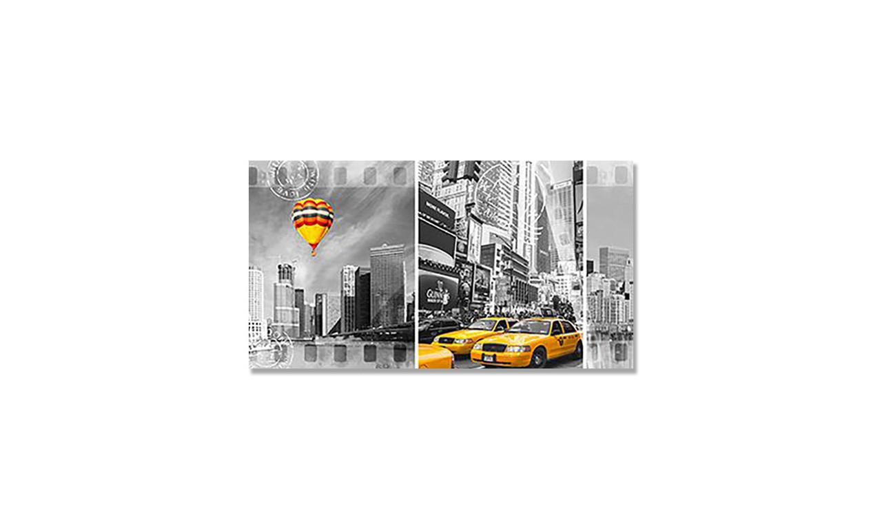 Наклейка виниловая на стол Zatarga Воздушный шар/Такси 650х1200 мм (1274515504)