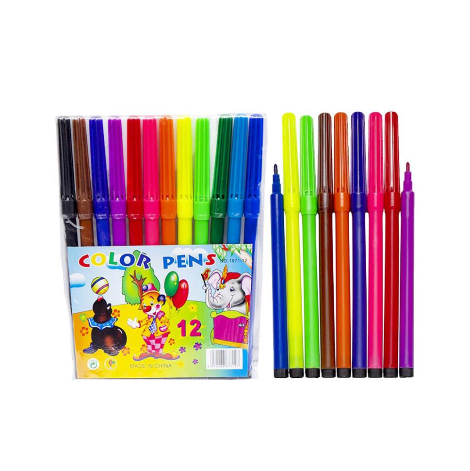 Набор фломастеров Мультики COLOR-IT 12 цветов Разноцветный (AF-271-F-14) - фото 2 Набор фломастеров Мультики COLOR-IT 12 цветов Разноцветный (AF-271-F-14) - фото 2