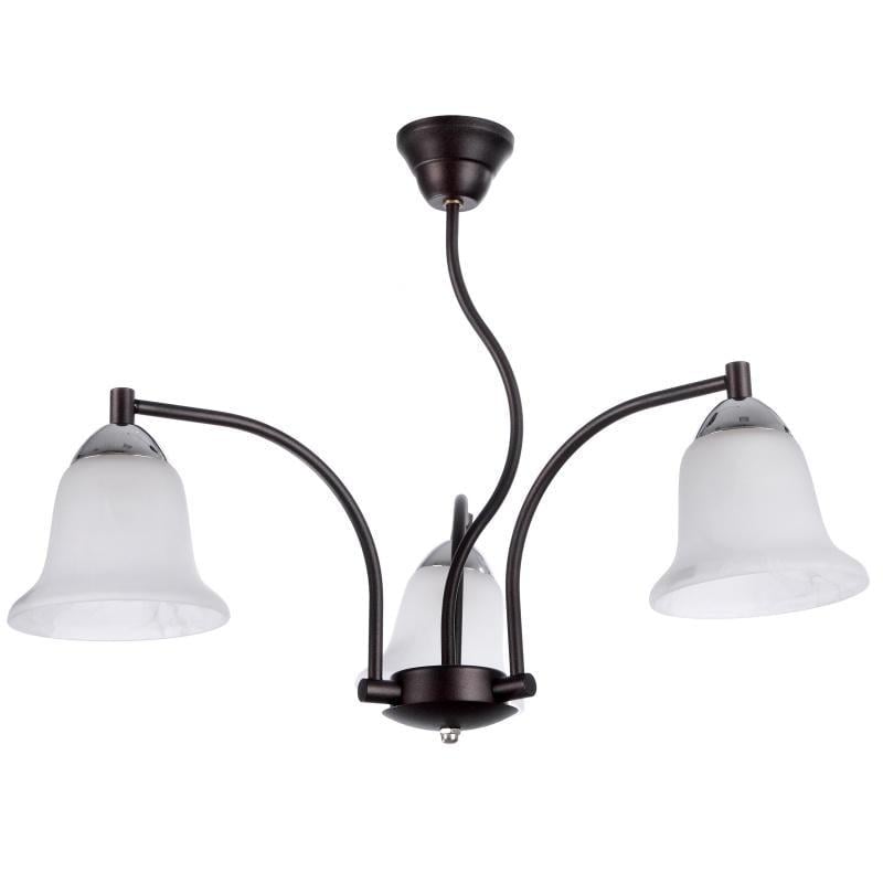 Люстра потолочная Brille BKL-477S/3 E27 BR на 3 плафона