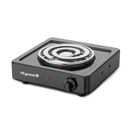 Плита настільна електрична ViLgrand VHP161D 1000 Вт Black (13355319)