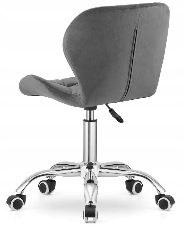 Крісло офісне комп'ютерне на колесах Bonro B-531 Велюр Сірий (4428) - фото 5 Крісло офісне комп'ютерне на колесах Bonro B-531 Велюр Сірий (4428) - фото 5