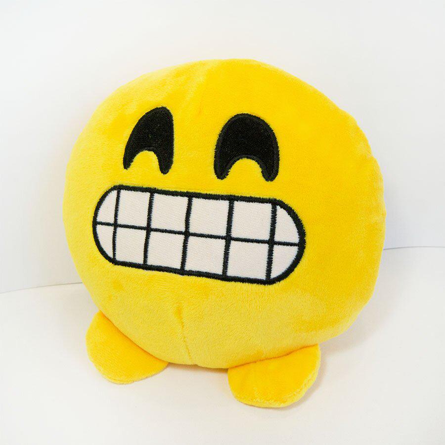 Мягкая игрушка Weber Toys смайлик emoji Зубастик 18 см (5649)