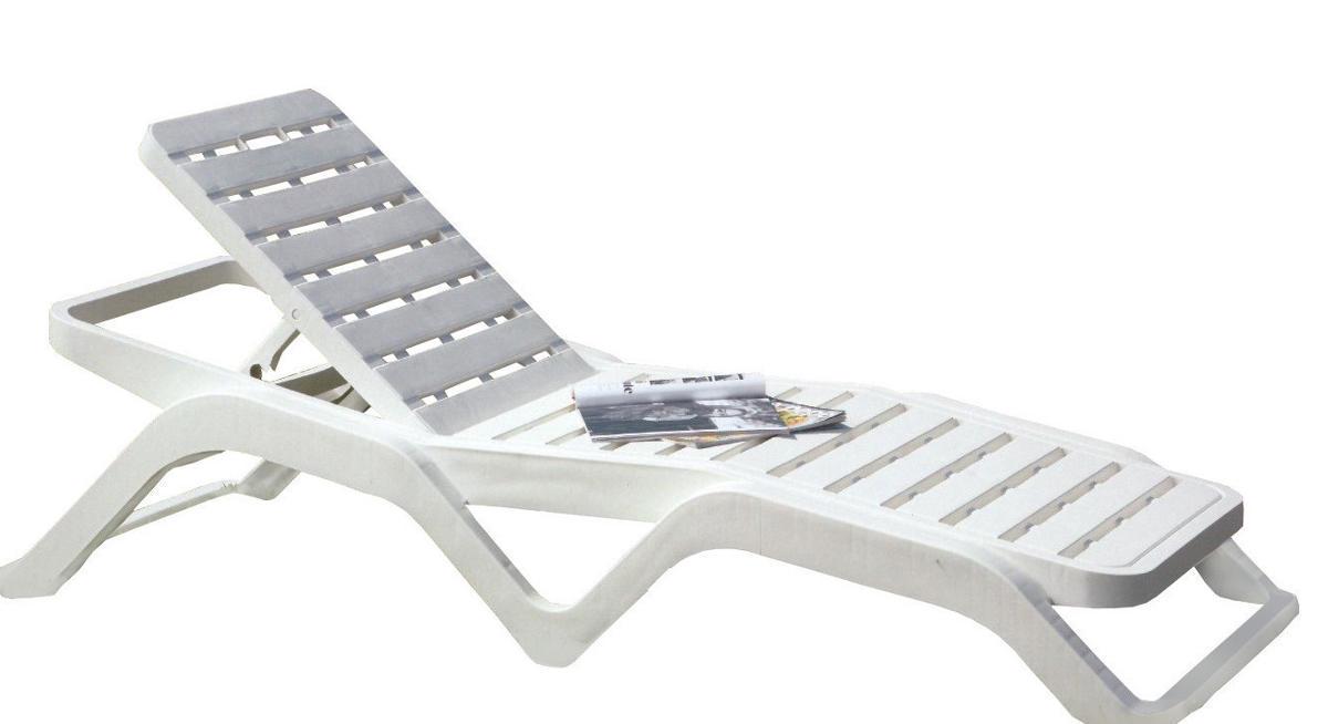 Лежак ProGarden Scirocco NEW Белый (2989) - фото 2