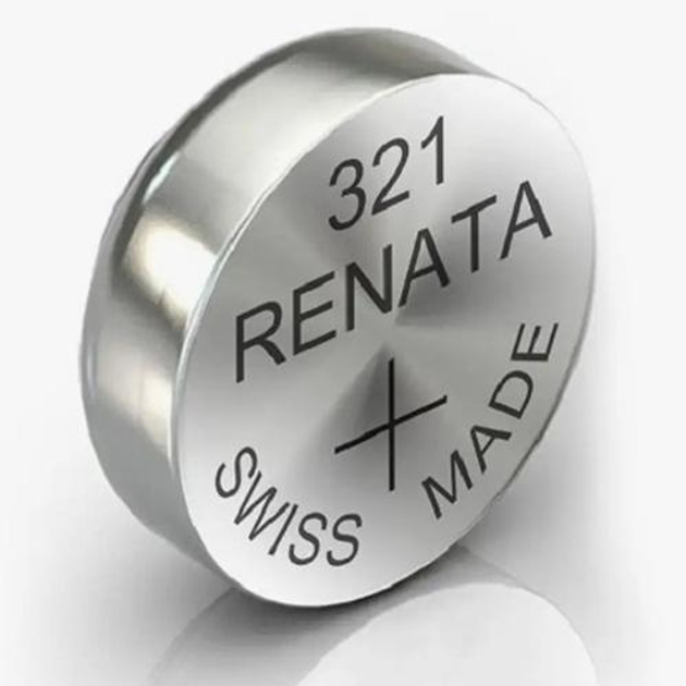 Батарейка часовая Renata R321 SR616SW Silver Oxide 1 шт. (2219)