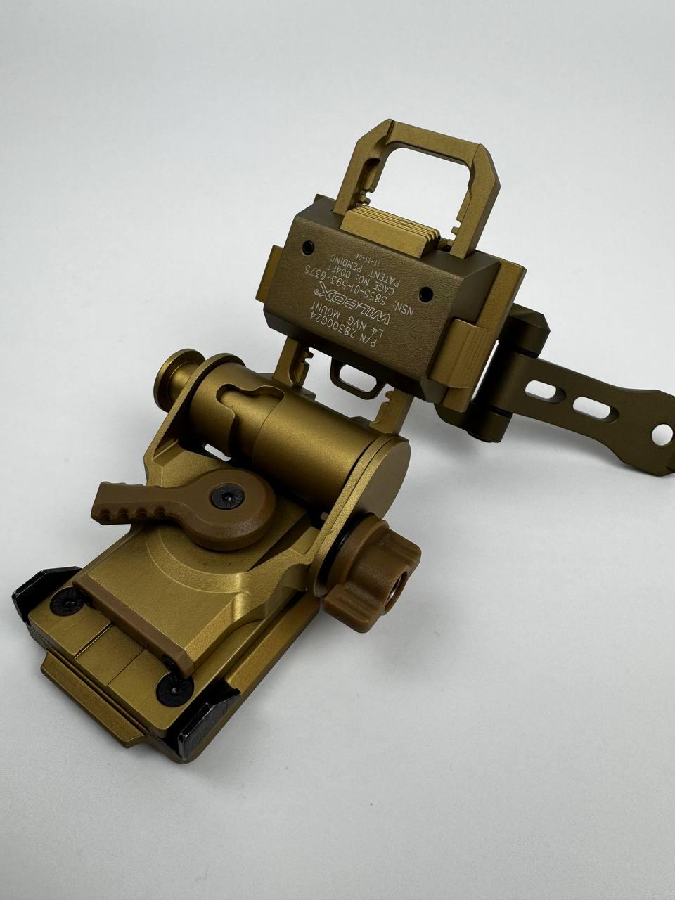 Кріплення Wilcox L4 + адаптер J-Arm для PVS-14 Золотий (42401)