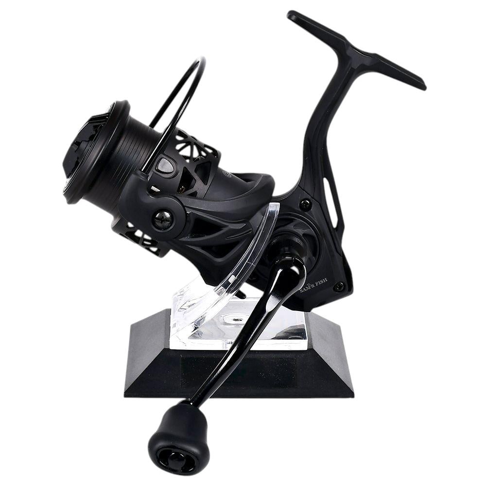 Катушка безынерционная Sams Fish Tornado 4000 2+1bb с алюминиевой шпулей Черный (SF24343-4)