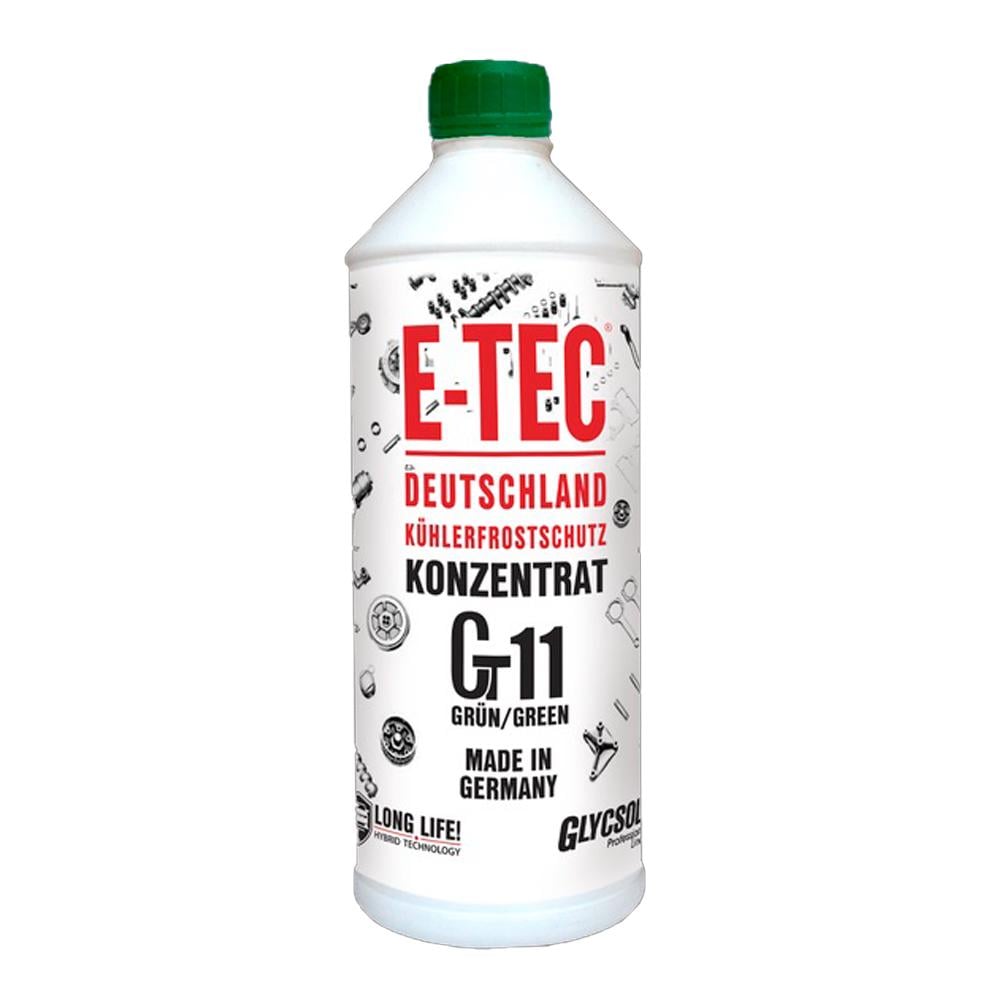 Антифриз E-TEC Glycsol Gt11 -40 1 л 10526 Зелений (153063)