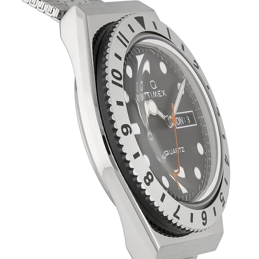 Наручний годинник чоловічий Timex Q Diver кварцевий Silver (Tx2v00100) - фото 3