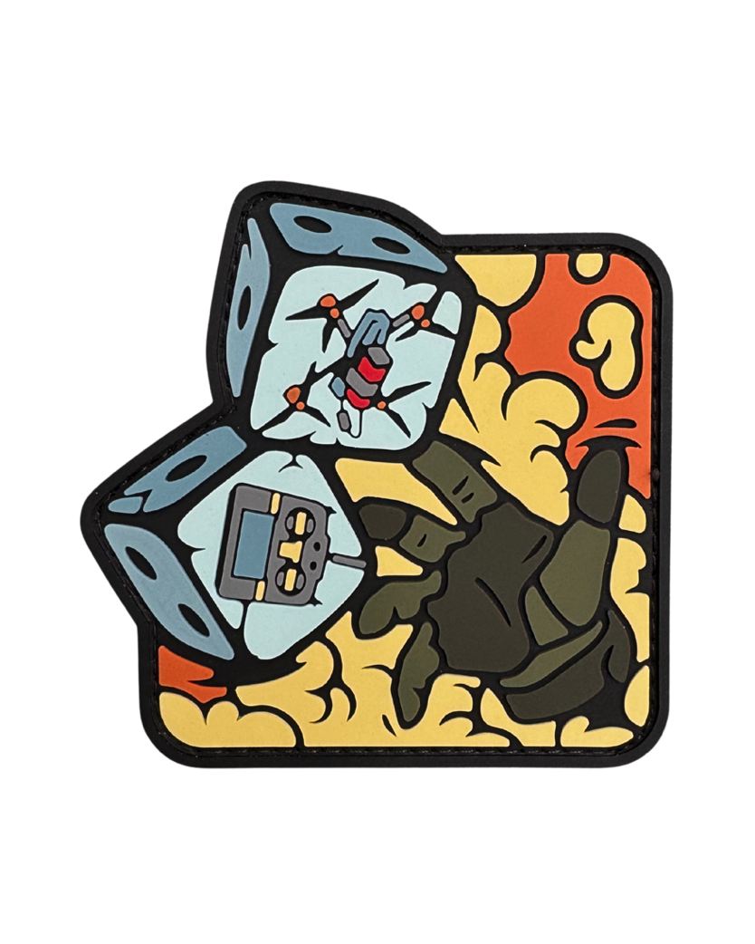 Патч Кубики Голубой (PATCH-HUB-0370)