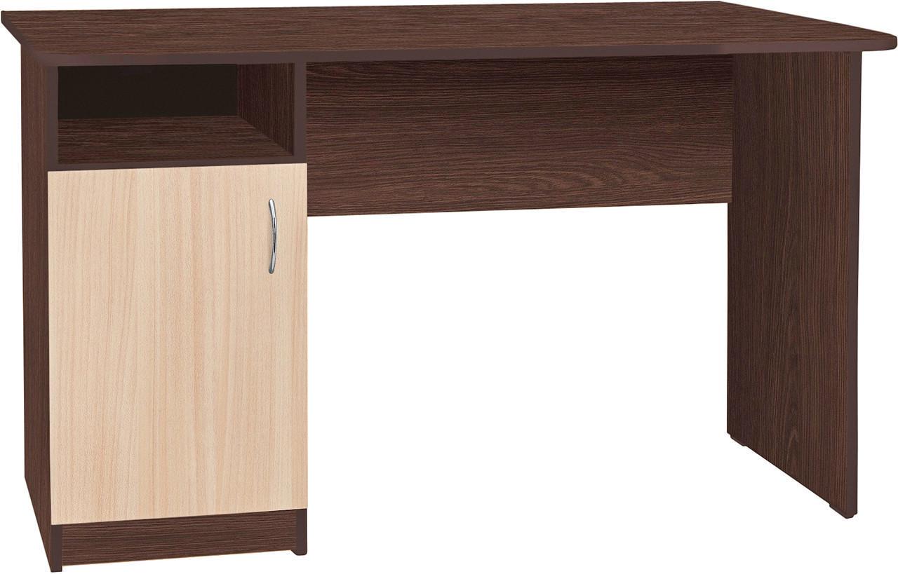 Стол письменный МАКСИ-МЕбель плюс бюджет Венге магия/Дуб молочный (10288)