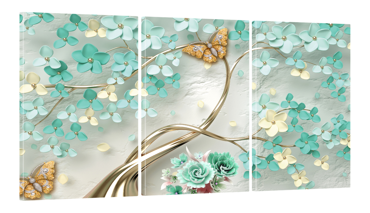 Картина модульная на холсте DK абстракция 100x180 см (MK30178 X)