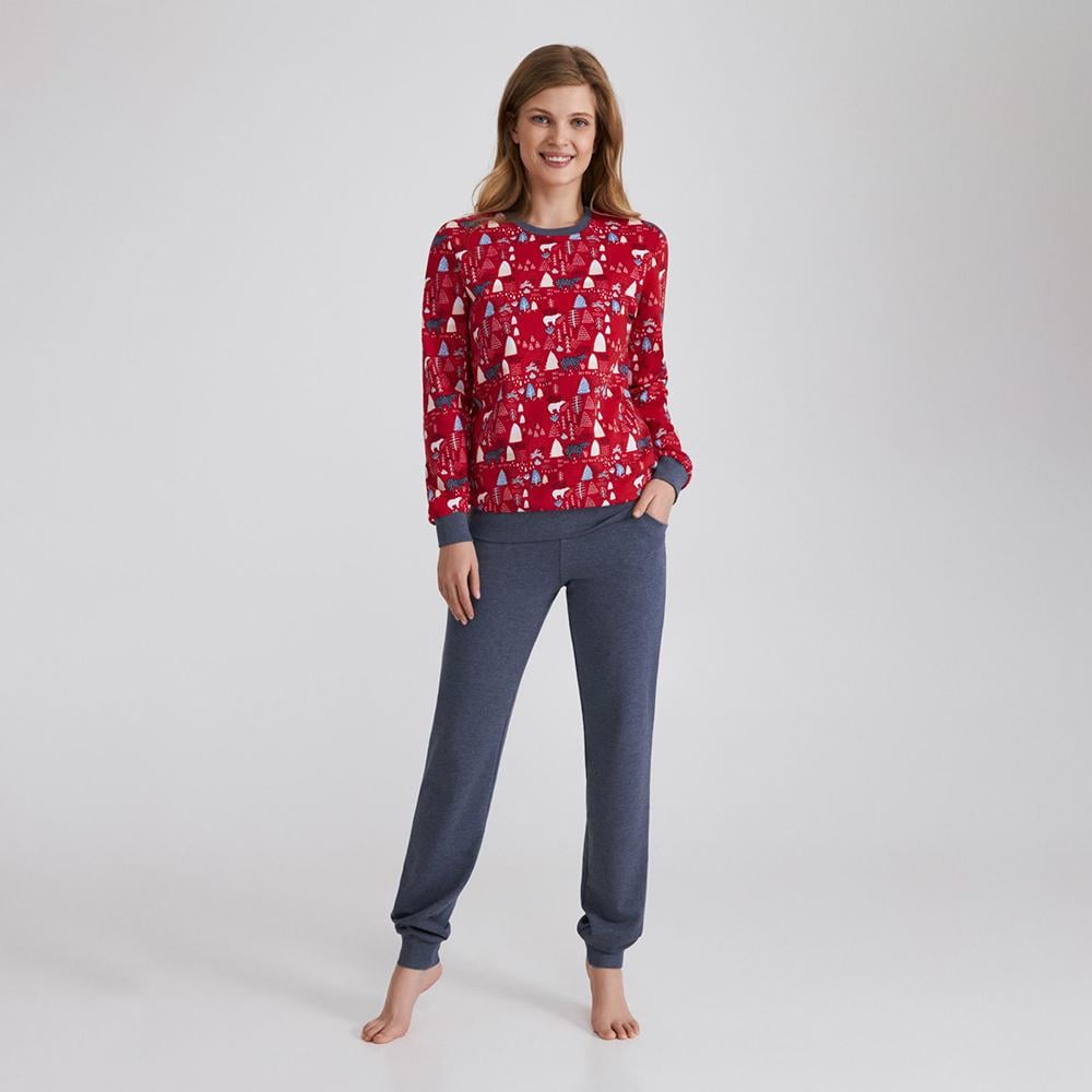 Комплект домашний женский Ellen XXL Красный (LPF 0582/02/01)