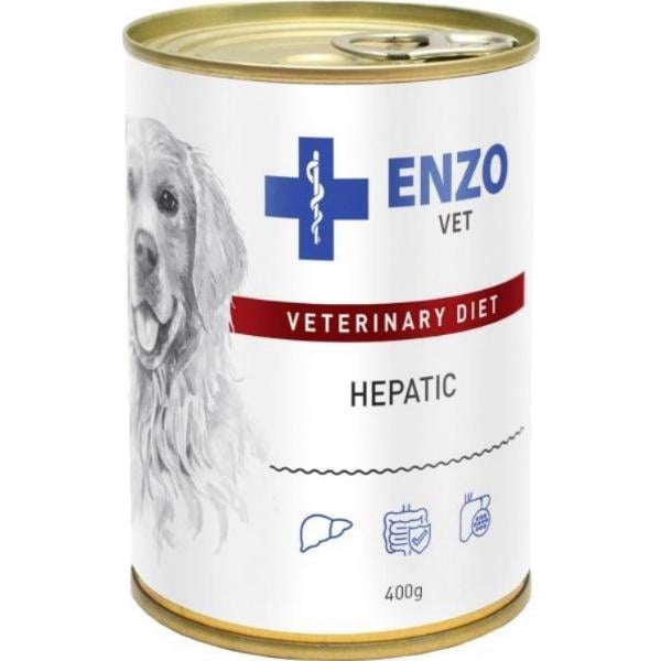 Паштет для собак Enzo Vet Hepatic ж/б при заболевании печени 400 г (000021264) - фото 1