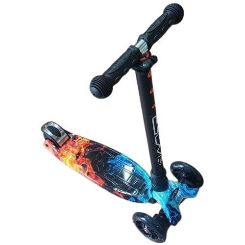 Самокат Skyper MAXI 113-64198 Огонь с черным рулем (2976137042) Самокат Skyper MAXI 113-64198 Огонь с черным рулем (2976137042)