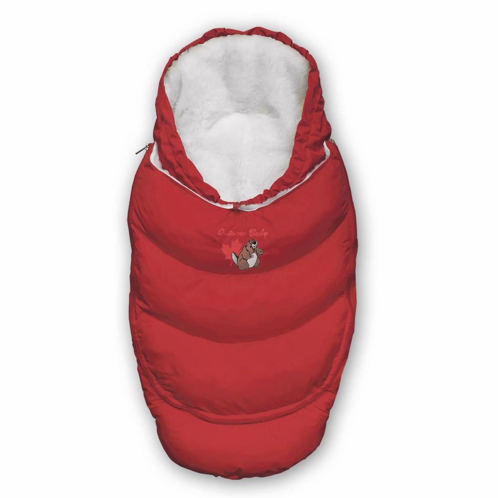 Конверт-трансформер пуховой 2в1 Alaska с флисом Красный (ART-0000304)