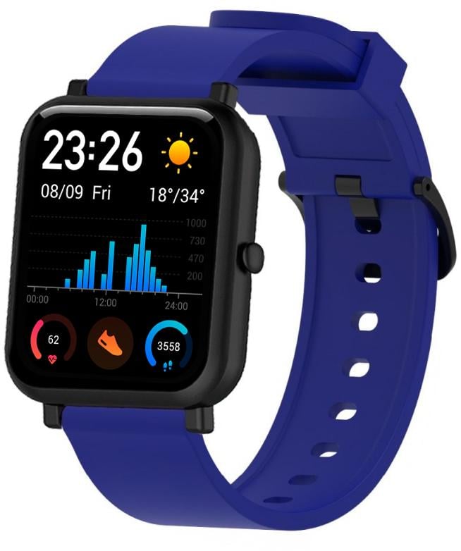 Ремінець силіконовий Like для Amazfit GTS Blue (13176-28)