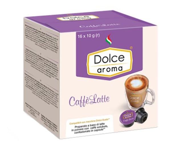 Кофе в капсулах Dolce Aroma CaffeLatte Dolce Gusto 16 шт. (е-193)