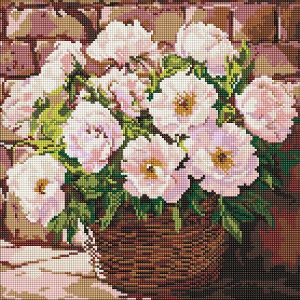 Алмазна мозаїка Ideyka Ніжний аромат 40x40 см (Id-AMO8296)