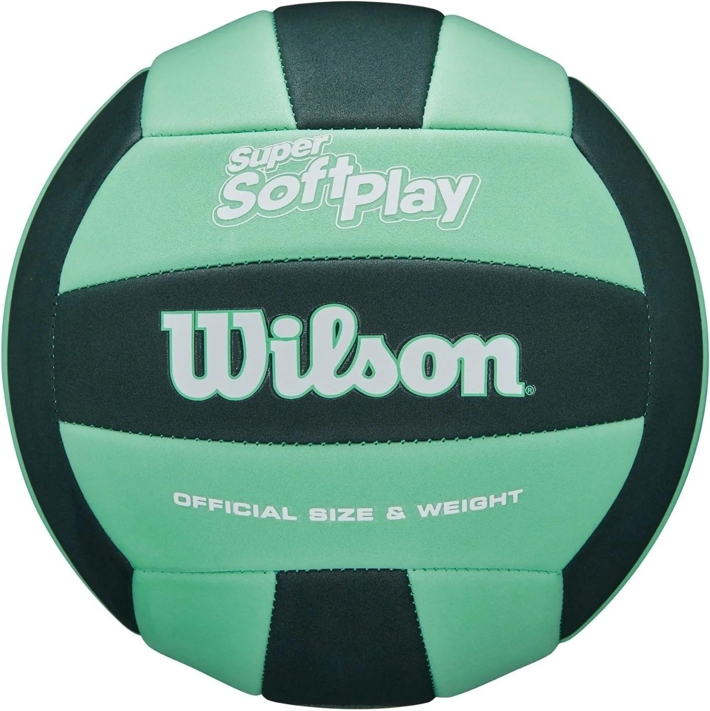 Волейбольный мяч Wilson SUPER SOFT PLAY р. 5 Темно-зеленый (WV4006003XBOF)