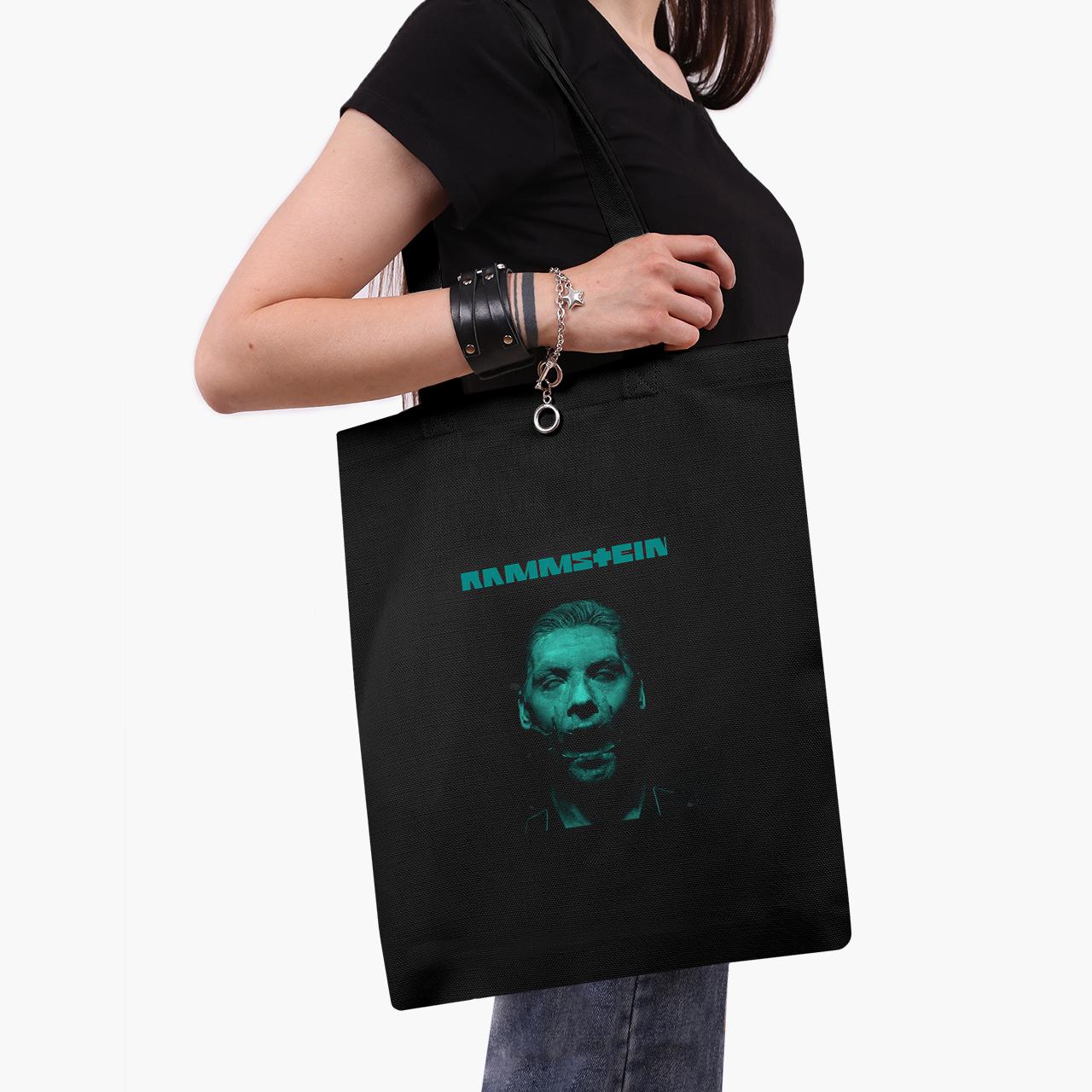 Эко сумка шоппер Rammstein 41x35 см Черный (9227-2974-BKZ)