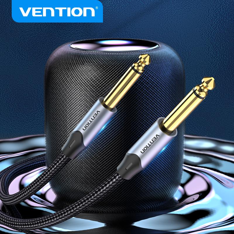 Кабель Vention 6.5 мм Jack-6.5 мм Jack HiFi Аудіо 6.35 мм AUX TS нейлонове обплетення 0,5 м Чорний (BASHD) - фото 14 Кабель Vention 6.5 мм Jack-6.5 мм Jack HiFi Аудіо 6.35 мм AUX TS нейлонове обплетення 0,5 м Чорний (BASHD) - фото 14