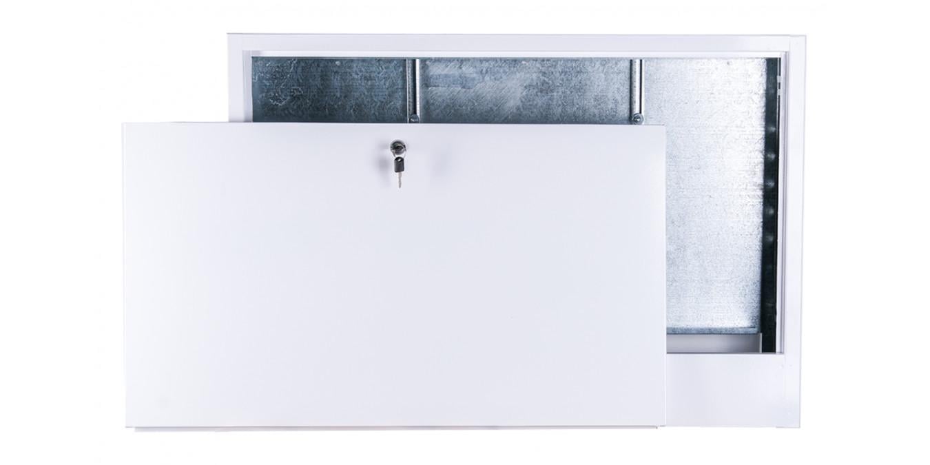 Шкаф коллекторный Галиндустрия ШКВ-04 для внутреннего монтажа с двумя ключами Белый (132-119-ШКВ-4)