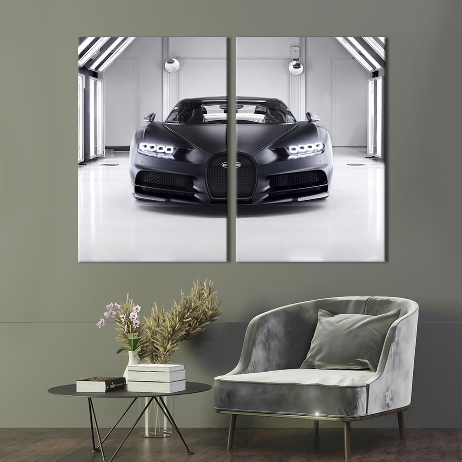Картина на холсте Премиум-авто Bugatti Chiron 71x51 см (1296-2)